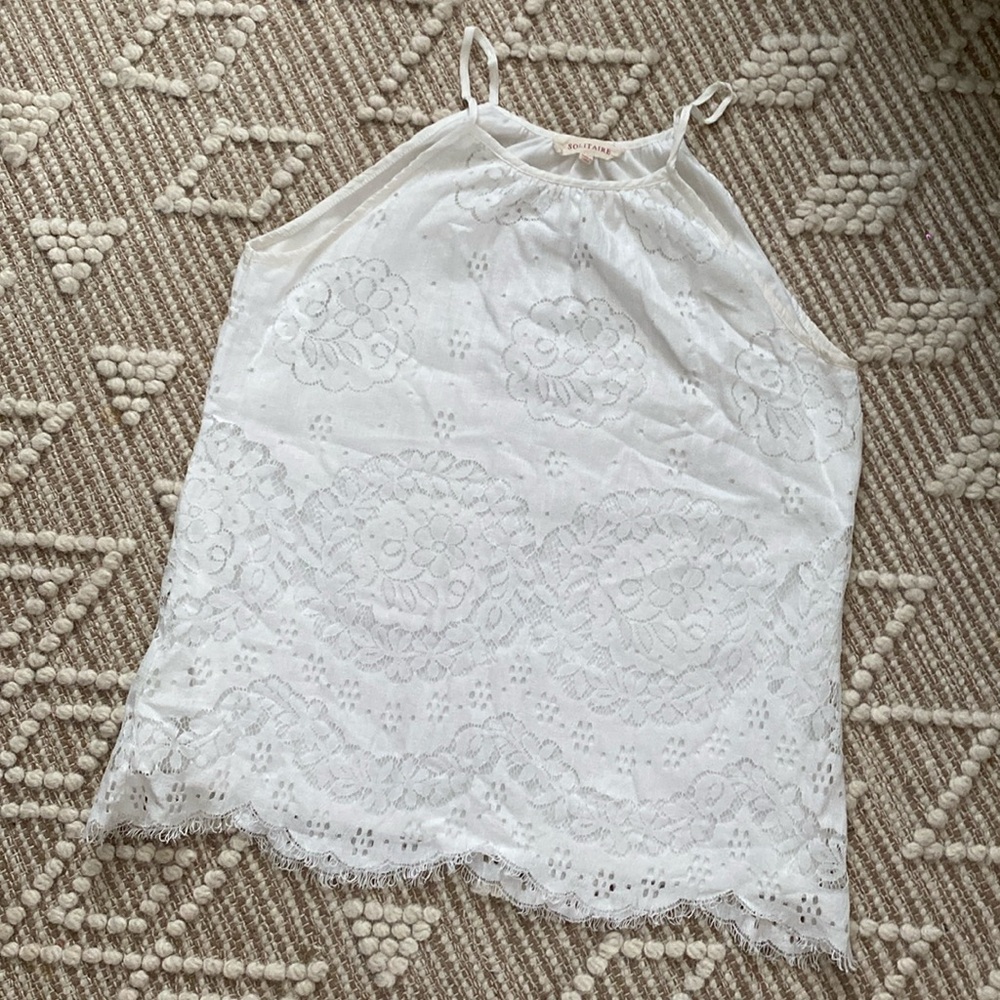 Lace tank top